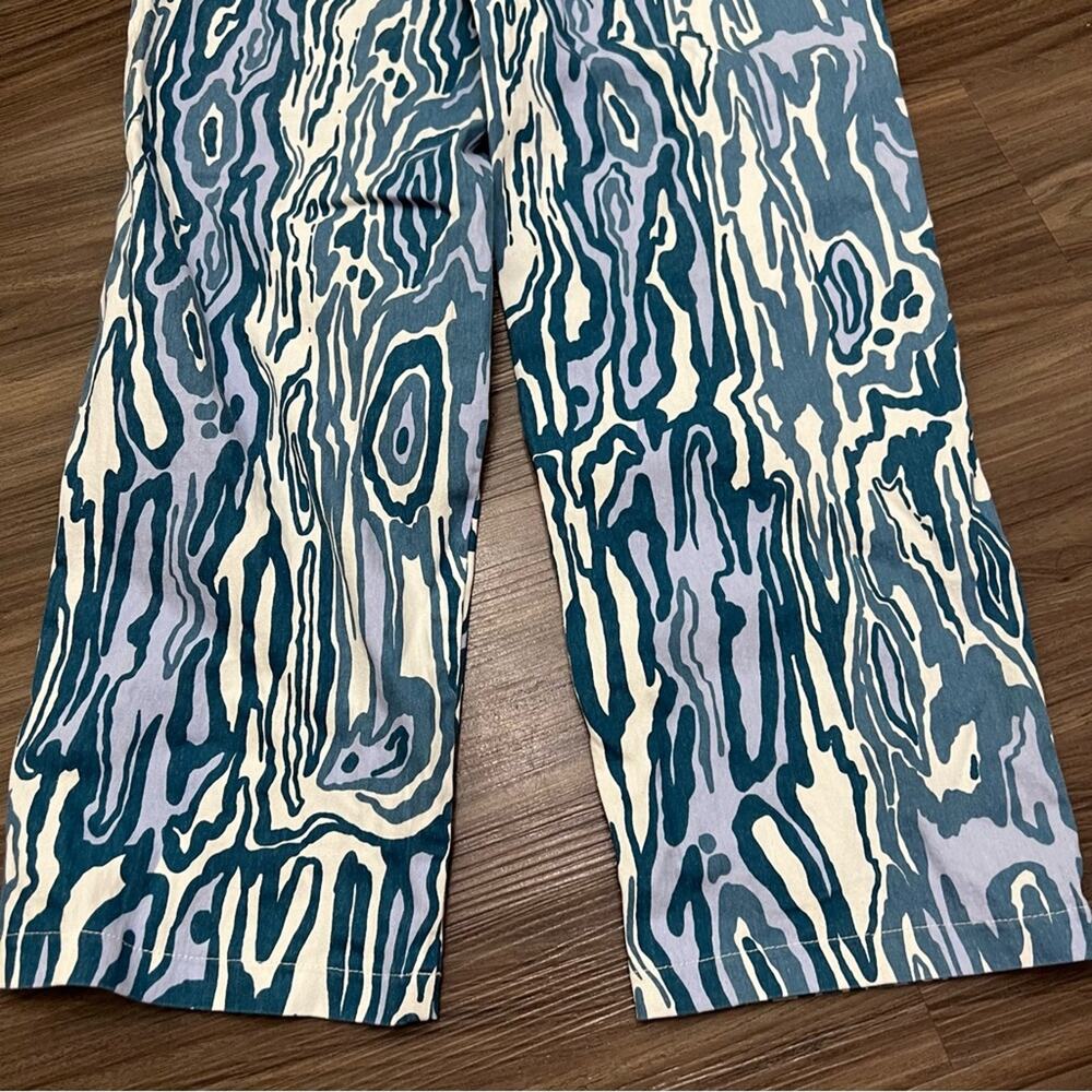 y2k Beginning Boutique women sz 8 Havana Lace Up Pants Blue - Picture 9 of 10